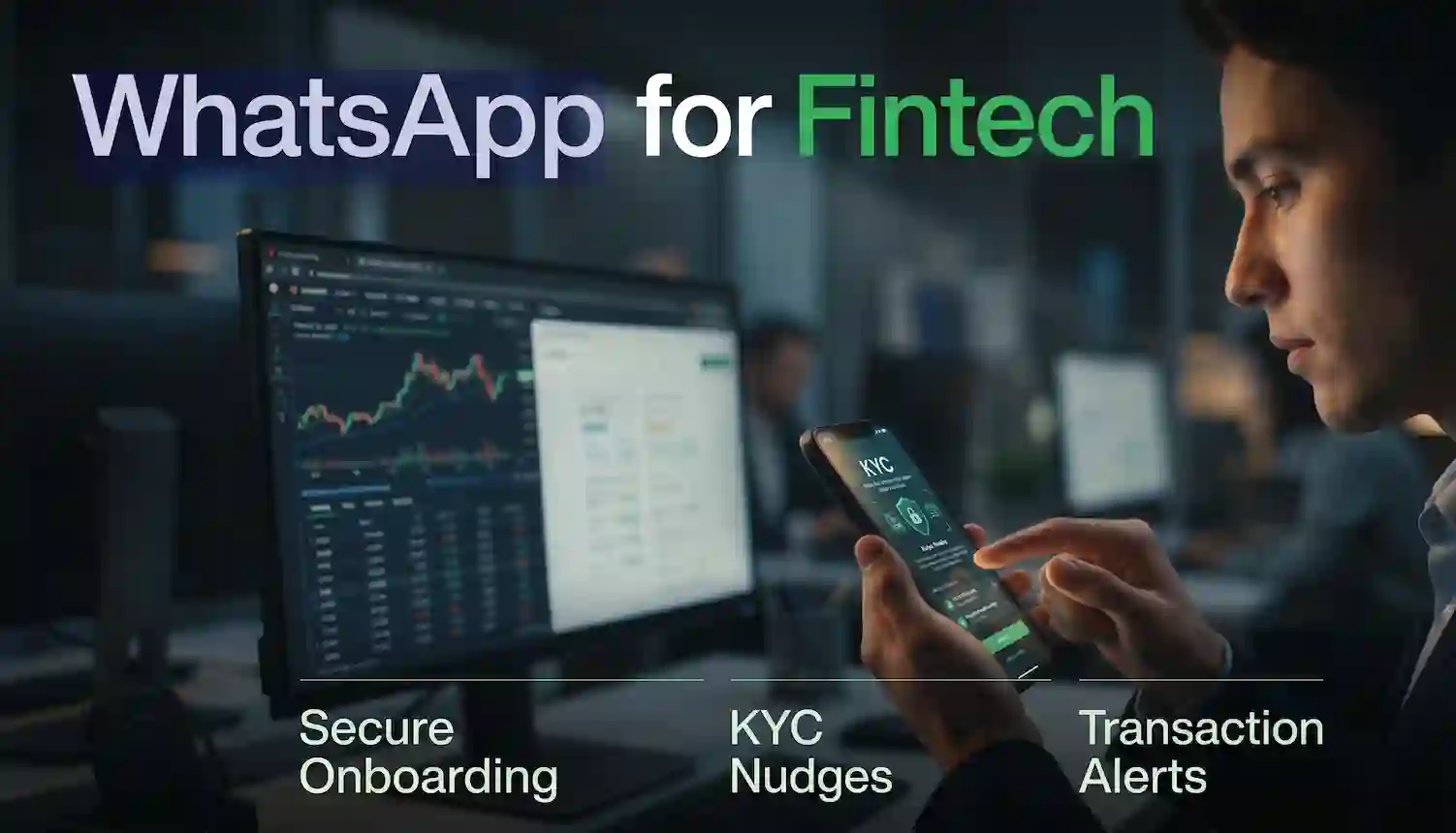 WhatsApp for Fintech: Secure Onboarding, KYC Nudges, and Transaction Alerts